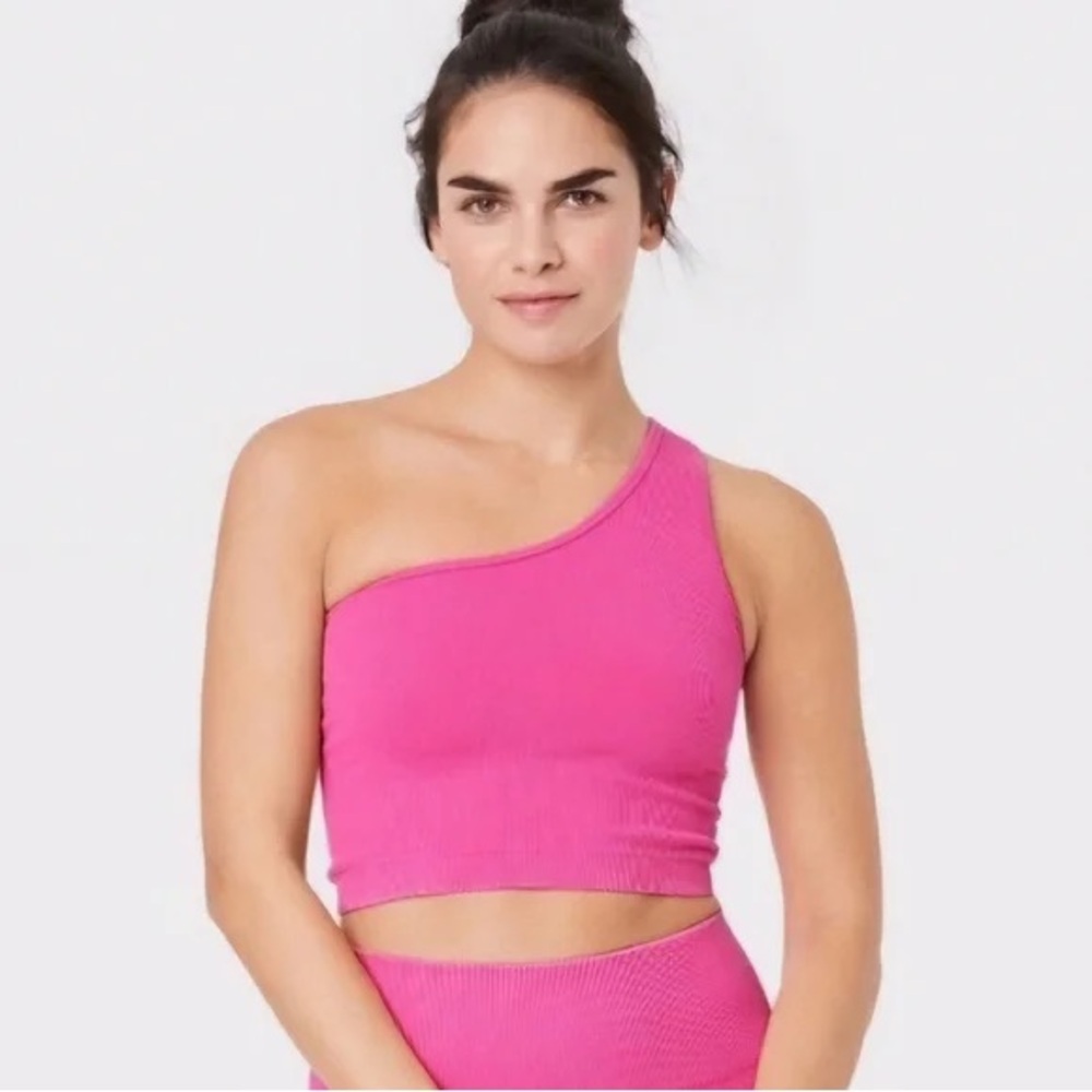 Joylab One Shoulder Pink Top